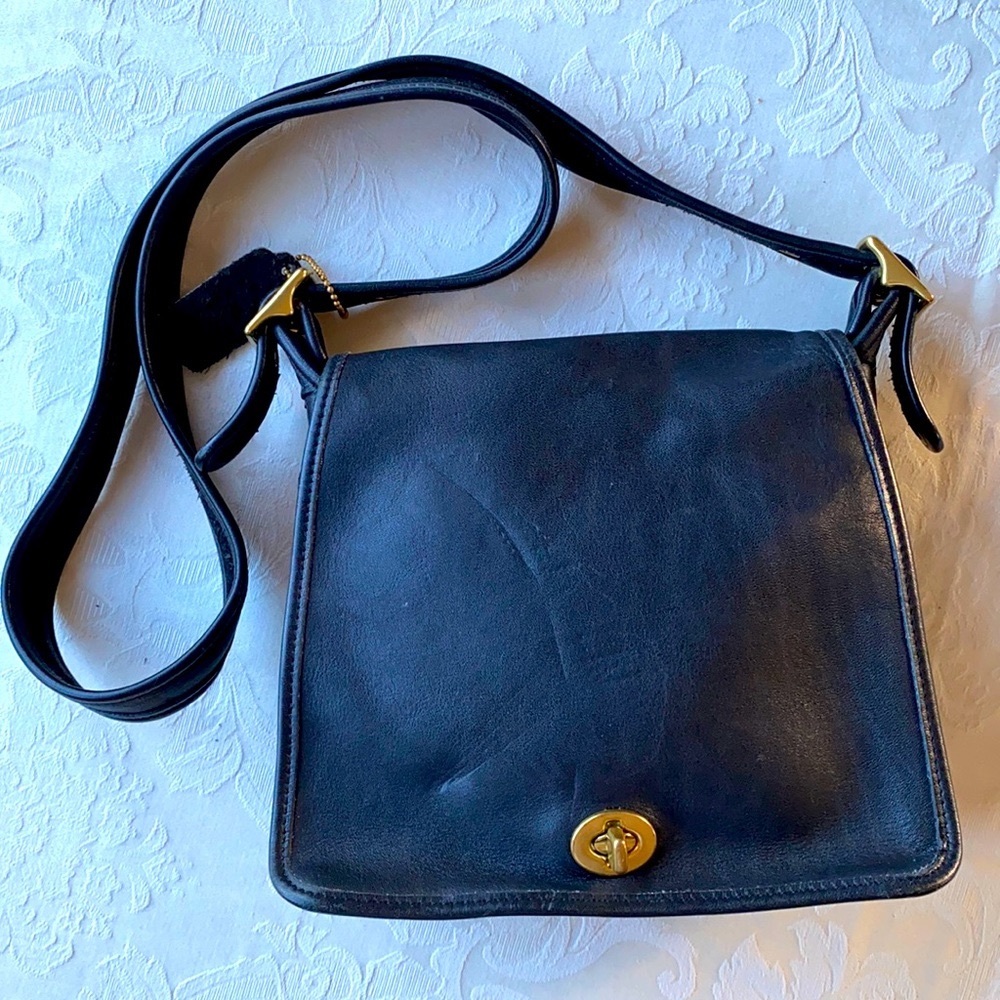 Coach crossbody black purse
